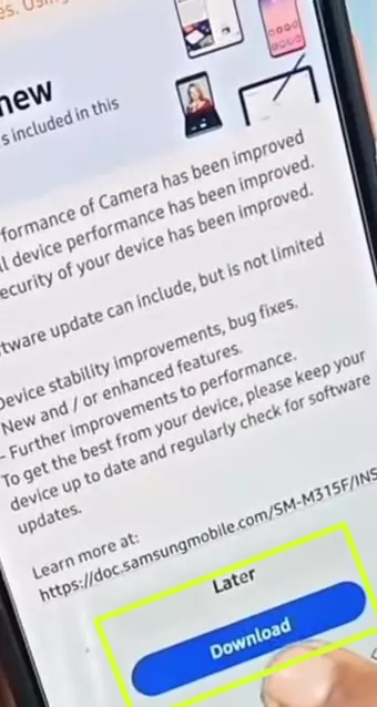  Samsung mobile software update