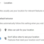 How to disable or enable location in chrome & Mozilla Firefox