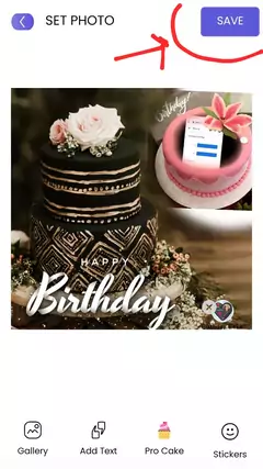 जन्मदिन की बधाई केक