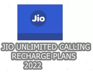 Jio Unlimited Calling Plan