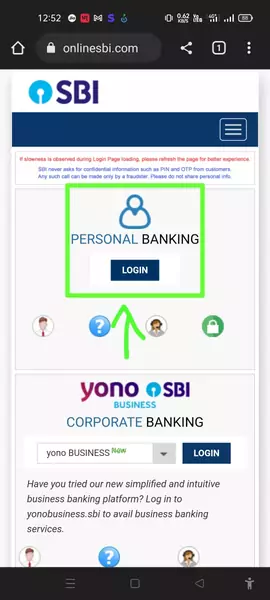 Yono Sbi Forgot Username and Password -