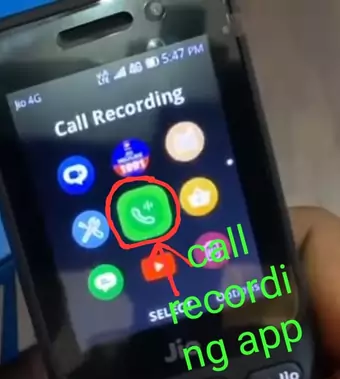 jio Phone Me Call Recording App