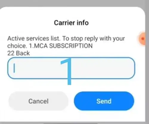 how to stop flash messages in airtel android