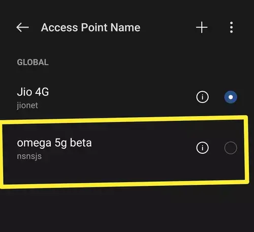 jio apn settings for fast internet