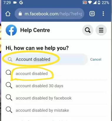  How To Open Disabled Facebook Account
