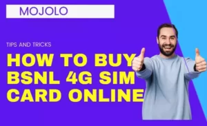 procedure of buying Bsnl 4g Sim Card Online