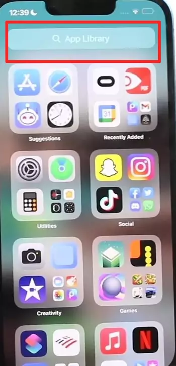 how to see hidden apps on iphone
