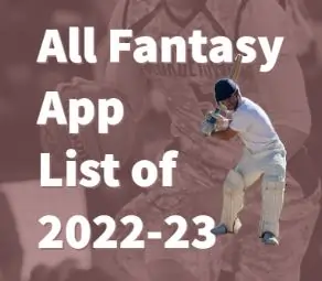 Fantasy App List 2022- 2023