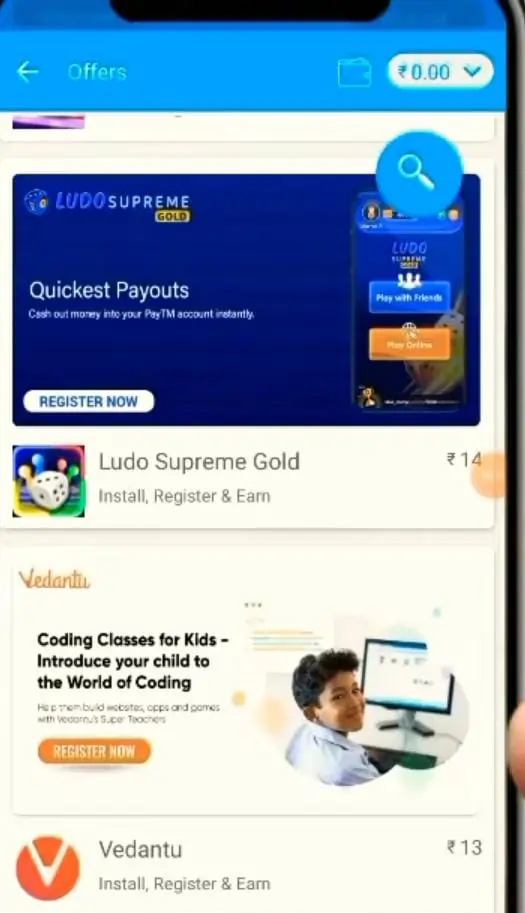 pocket money app dashboard