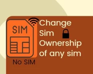How to change sim ownership of any sim
