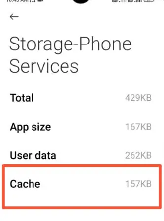 cache option