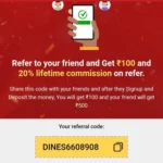 Vision 11 referral code 2023 – Rs100 + 100 bonuses