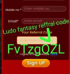 Ludo Fantasy Referral Code 2024 - Rs10 Instant ludo fantasy referral code
