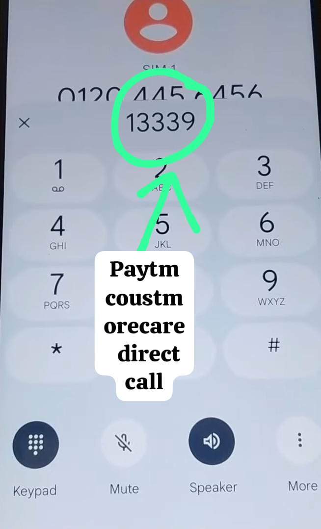 how to call paytm customer care by using direct number