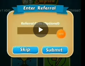 enter referral code 