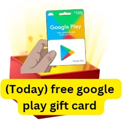 Get free google play gift card free today