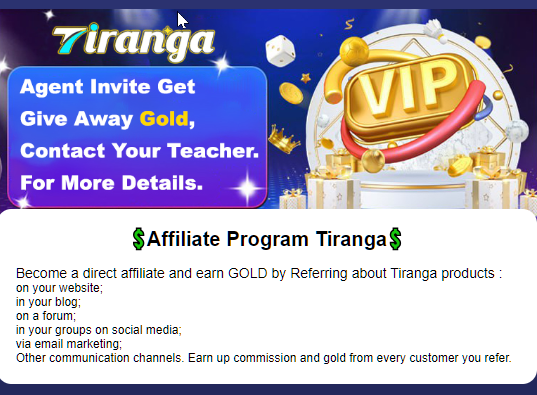 Become tiranga agent and earn gold