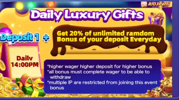 Daily luxury bonus  option