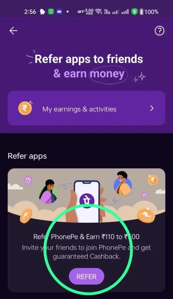 copy phonepe referral code